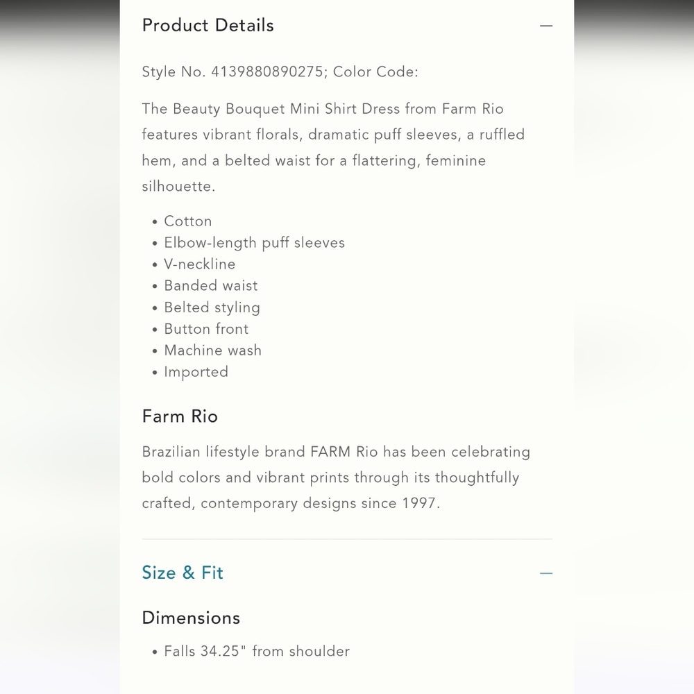 Farm Rio Mini Dress - Picture 11 of 11